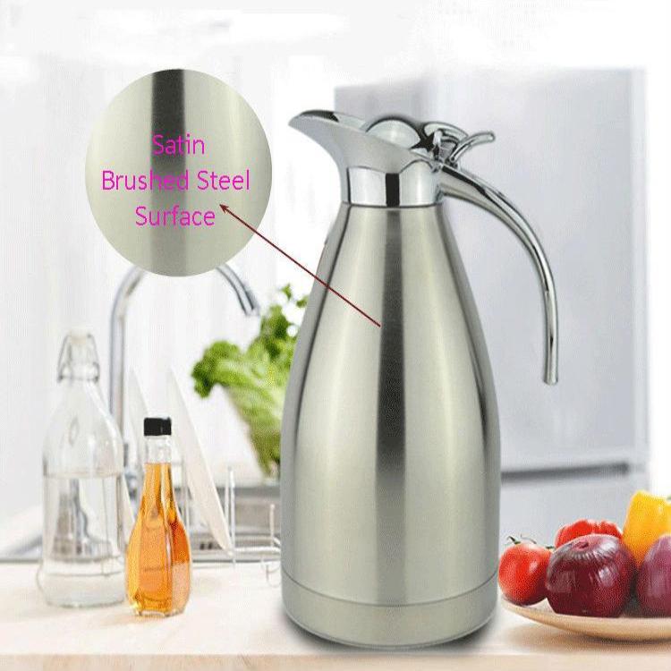 Quality Stainless Steel Advanced Vacuum Flask Jug for Hot or Cold Drinks