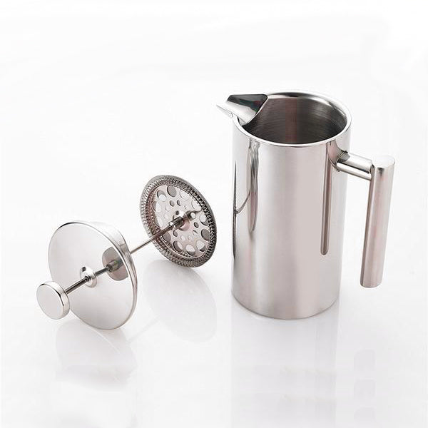 High Quality Double Wall Stainless Steel Cafetiere
