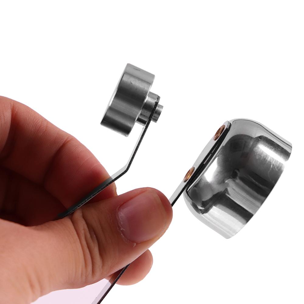 No Mess Metal Egg Topper Cutter  Stainless Steel