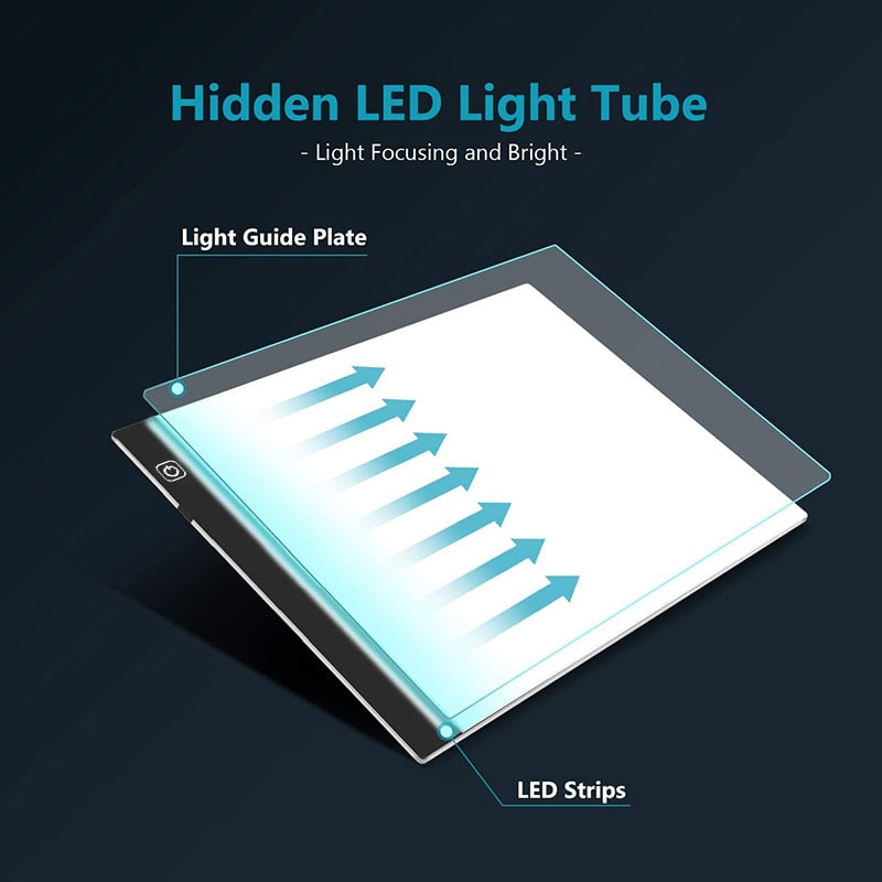 Ultra Thin LED Drawing Digital Graphics Art Pad