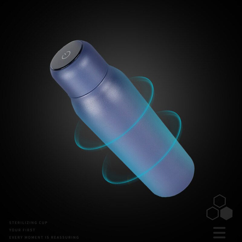 Water / Drink Purifying UV Vacuum Bottle Digital Temp Display