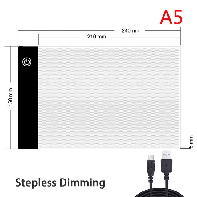 Ultra Thin LED Drawing Digital Graphics Art Pad