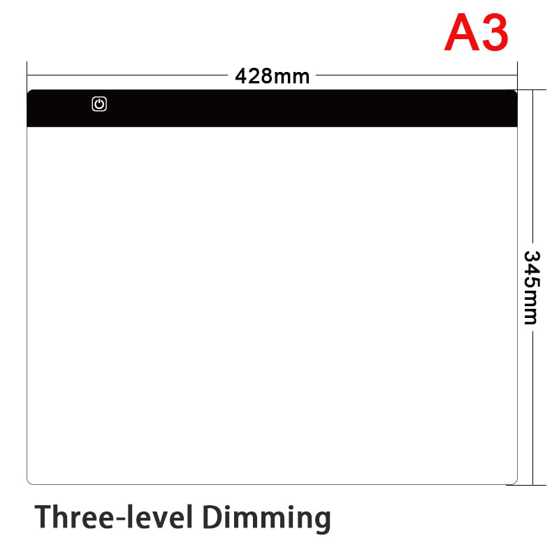 Ultra Thin LED Drawing Digital Graphics Art Pad