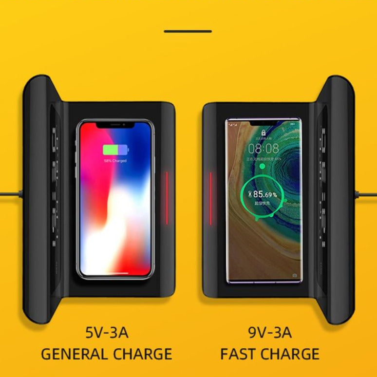 Multi-function Qi Wireless Charger Pad Cal/Clock/Temp<BR><h1><b><font color="red">50% OFF</font></b> </h1>