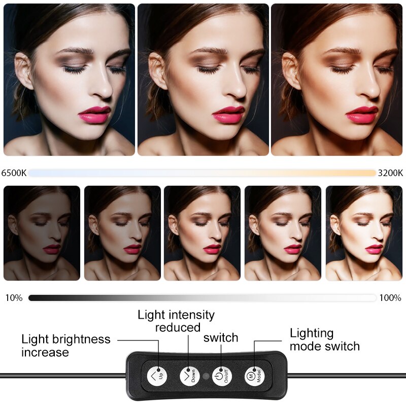 Zoom /Teams Video Ring Light For Tablet/Laptop/Webcam