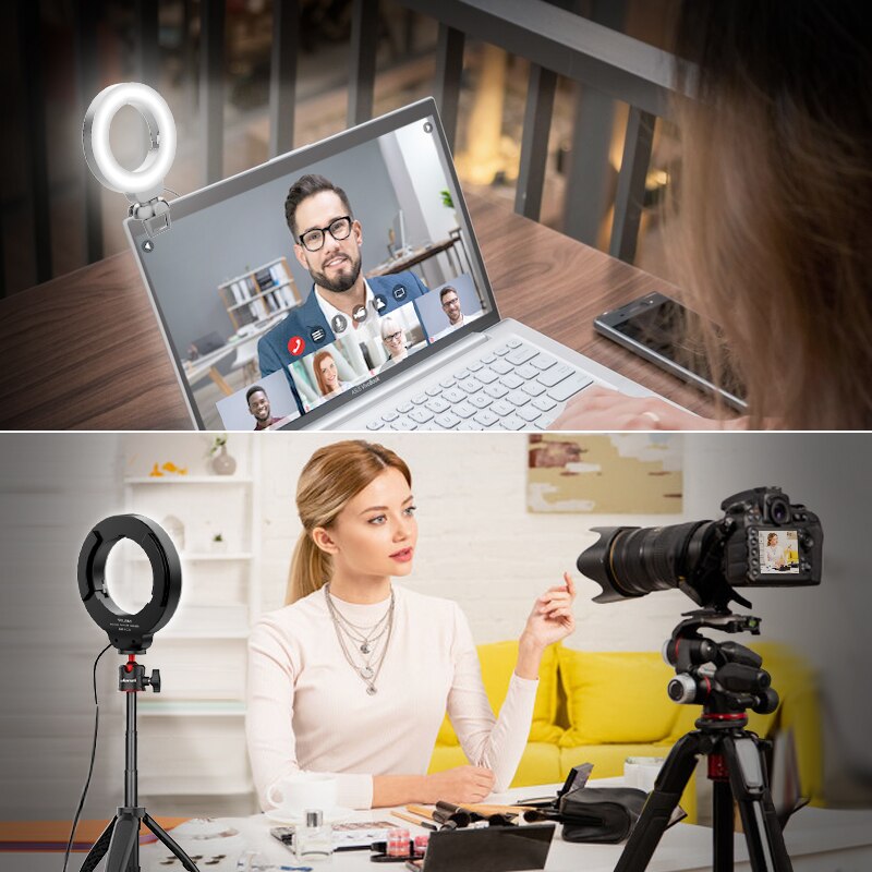 Zoom /Teams Video Ring Light For Tablet/Laptop/Webcam