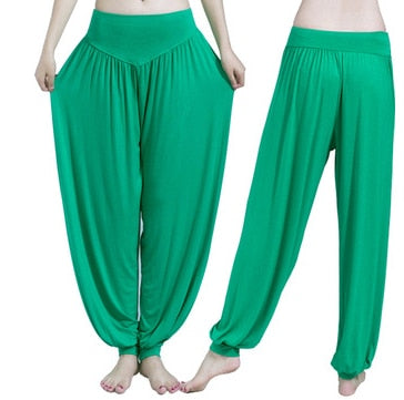 Flexible Wide-Leg Yoga Pants