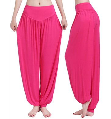Flexible Wide-Leg Yoga Pants