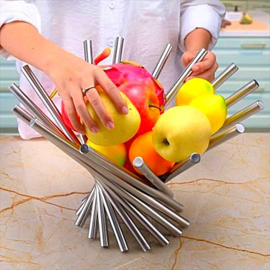 Superb Folding Steel Design Fruit Bowl