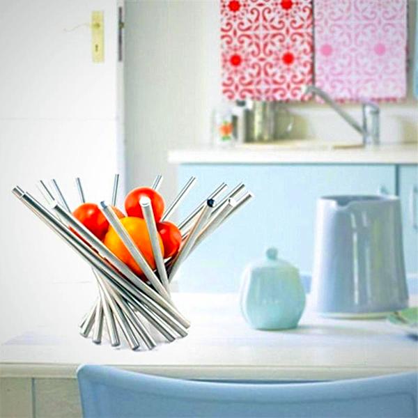 Superb Folding Steel Design Fruit Bowl
