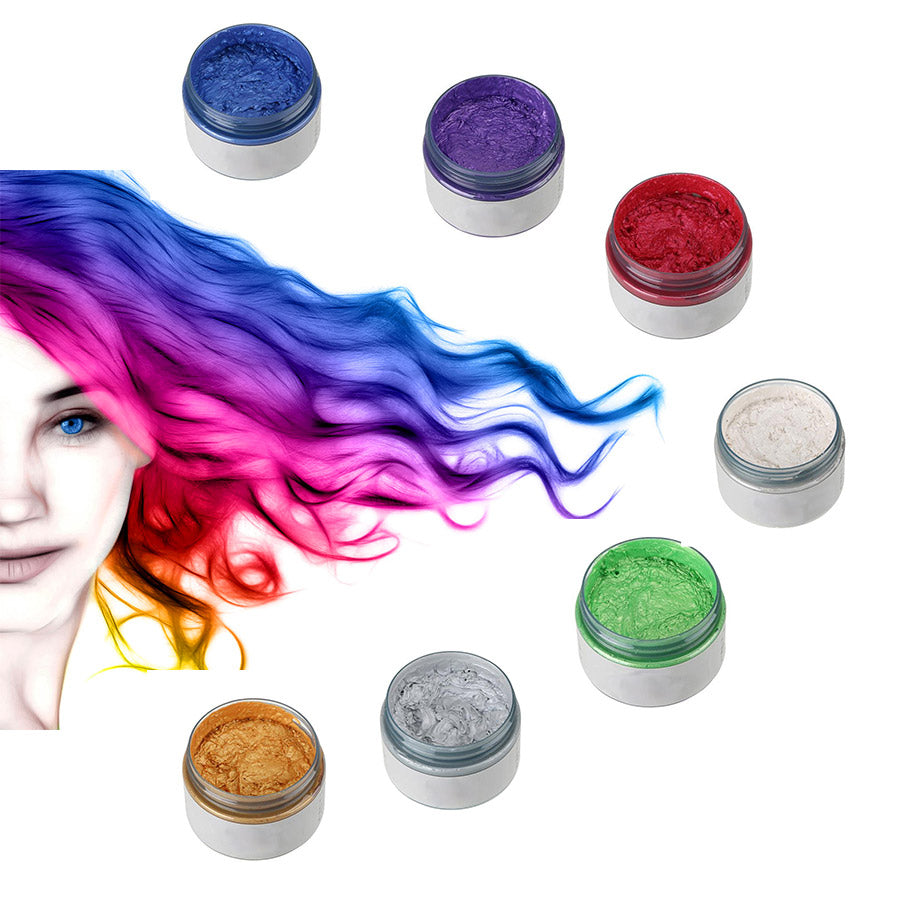 Unisex DIY Washable Colored Hair Wax