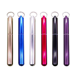 Portable Folding Stainless Steel Straw