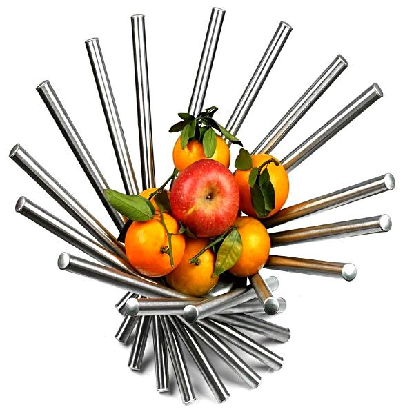 Superb Folding Steel Design Fruit Bowl