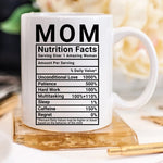 Fab Mum Beverage Mug - Mom Nutrition Facts
