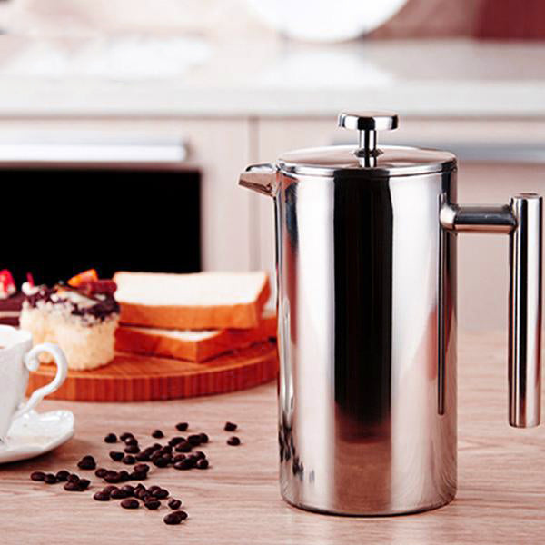High Quality Double Wall Stainless Steel Cafetiere