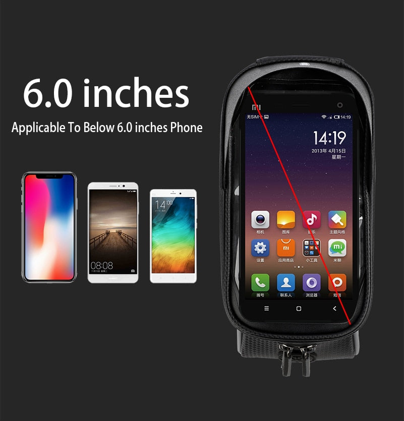 Spacious Mobile Touch Screen Bicycle Phone Storage Case