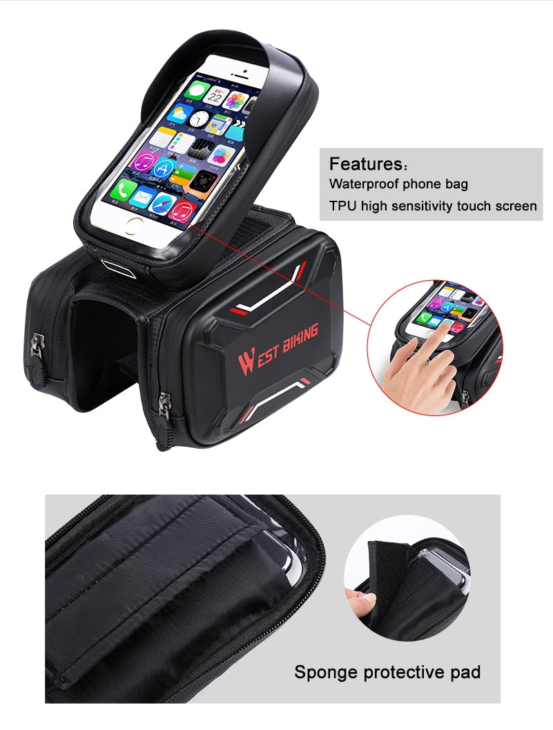 Spacious Mobile Touch Screen Bicycle Phone Storage Case