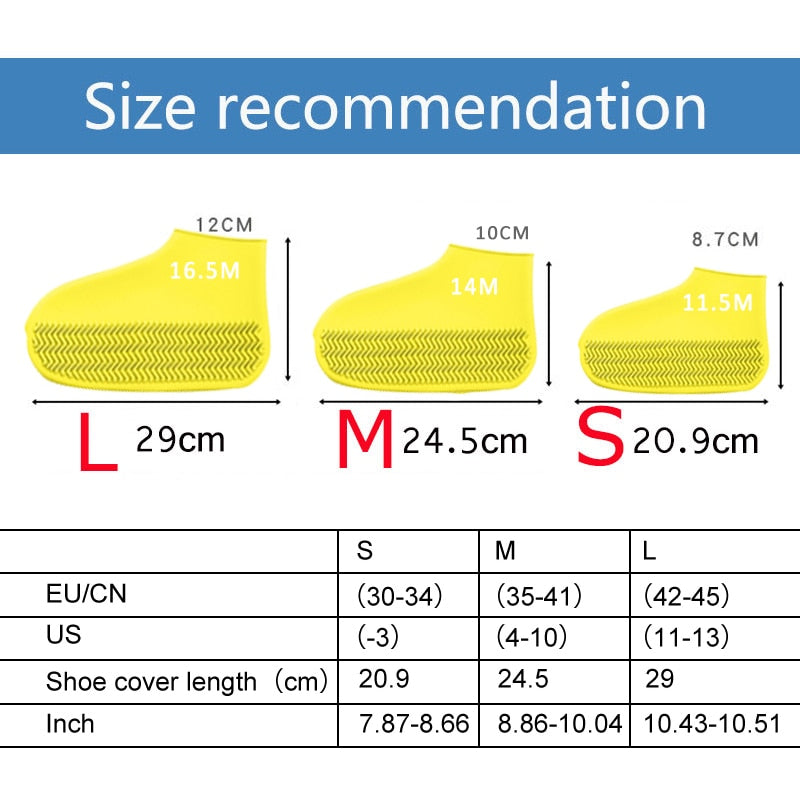 Waterproof Silicone Shoe Cover Protector