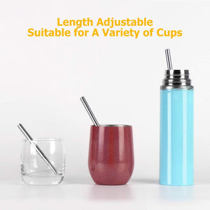 Portable Folding Stainless Steel Straw