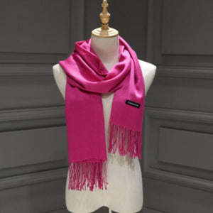 Cashmere Mix Pashmina Wrap With Tassels <H1><font color="red"><b>Special Promo-80% OFF!</b></font></h1>